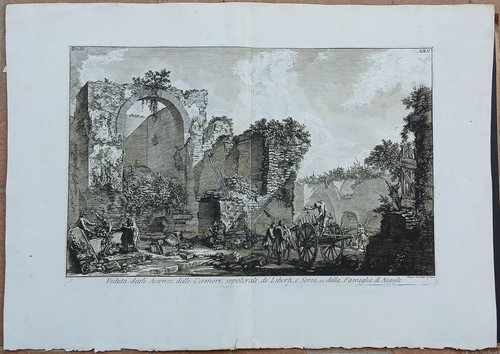Piranesi stampa antica via
