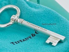 2,5" Tiffany & Co. Ciondolo portachiavi grande ovale argento con sacchetto - autentico