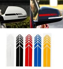 2x Coppia Strisce Vinyl Stripes Adesivo Decalcomania Specchietti Esterni Auto