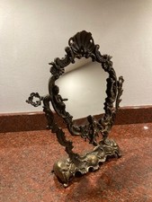 Specchio antico ottone