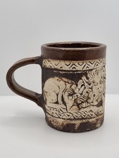 Tazza Tankard Leone Ceramica