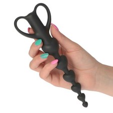 Asta anale a palline in silicone stimolante donna uomo dilatatore sfintere