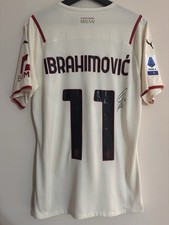 Maglia Zlatan Ibrahimovic Match Worn Issued Indossata Preparata AC Milan 2021/22