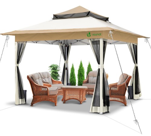 Gazebo pieghevole 6x3 con - gazebo, 3.6x3.6m