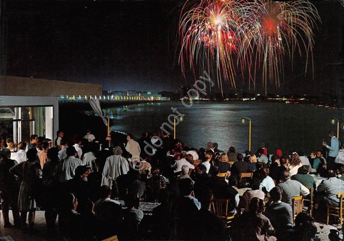 Cartolina cattolica notte - cattolica,