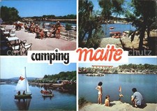 Escala Camping Maite barca a