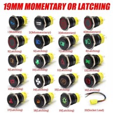 19mm 12V 24V Interruttore