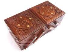 Portagioie vintage in legno