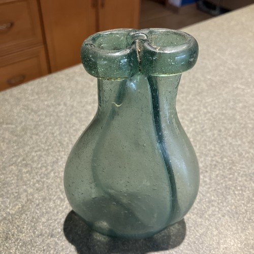 Open pontil gemel bottle deerx - gemel,