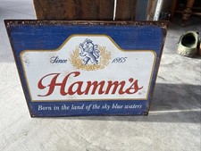 Insegna latta hamm sky blue - insegna,