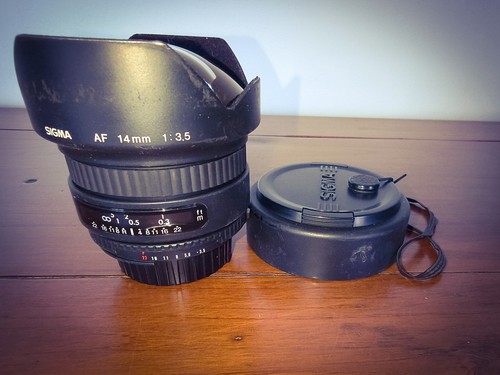 Obiettivo sigma 14mm - sigma, f3.5
