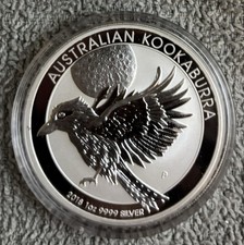 Kookaburra 9999 argento 2018 1