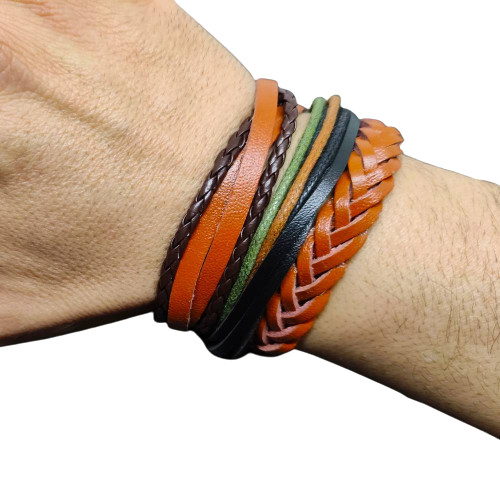 Set bracciali uomo donna - bracciali,