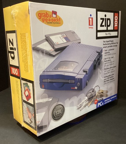 New sealed iomega zip - sealed,