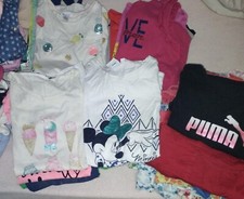 LOTTO stock vestiti abiti cotone ESTIVI 30pz BIMBA tg 8 e 9 ANNI 