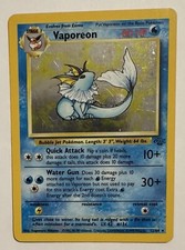 Pokémon TCG Vaporeon Jungle