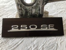 PLACCA RADIO CANCELLA TARGA 108109 MERCEDES BENZ 250SE RARA