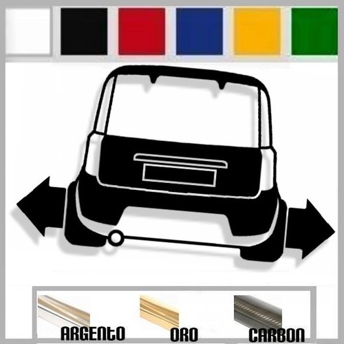 Adesivo sticker fiat panda - adesivo,