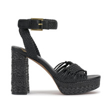 Sandali con tacco a blocco