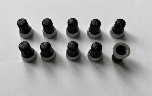 10x vestax black - knobs, with