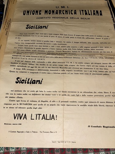 Manifesto 1946 italia - ,
