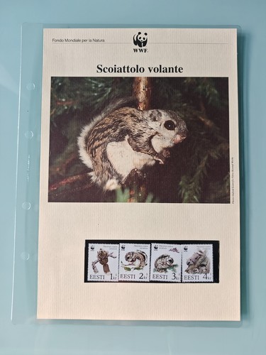 Wwf bolaffi scoiattolo - bolaffi, volante