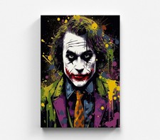 Quadro su tela Joker colorato