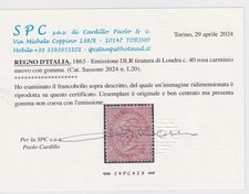 Italia - DLR Londra - 1863 -
