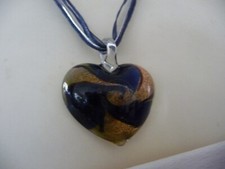 CIONDOLO CUORE VETRO DI MURANO