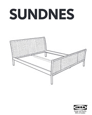 Letto alla Francese IKEA SUNDNES 140x200 una Piazza e Mezza