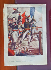 stampa d'epoca da libro napoleone bonaparte '900