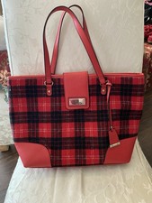 Borsani Red Plaid Tote