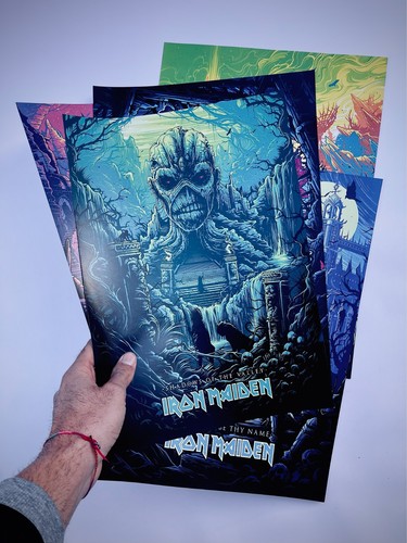 Iron maiden set - iron, cimeli
