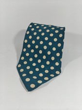 Luca D'altieri cravatta tie 100% seta MULTICOLORE geometrico Pois necktie A905