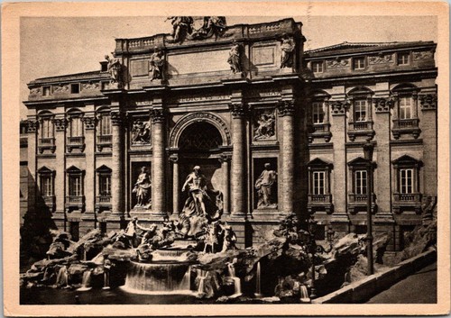 Cartolina roma italia - italia, fontana
