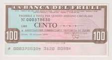 Miniassegni  BANCA DEL FRIULI