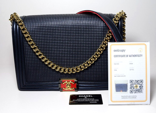 Chanel borsa ragazzo con - ragazzo, patta