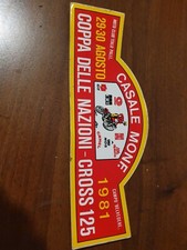 ADESIVO anni 70/80 -  CASALE MONFERRATO COPPA NAZIONI MOTO MOTOCICLISMO