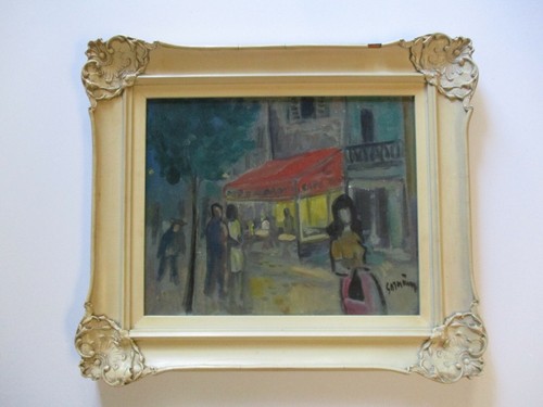 Quadro vintage impressionista - quadro,