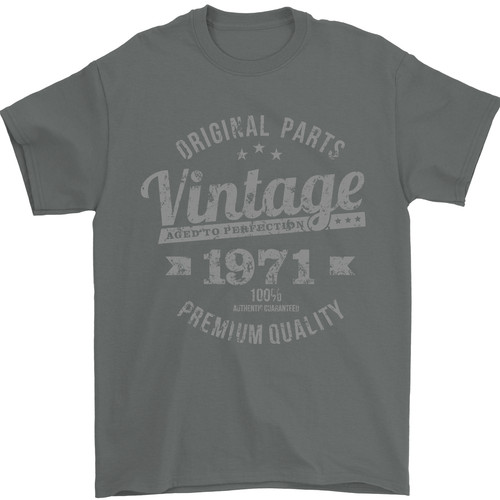 Shirt uomo vintage anno - t-shirt,