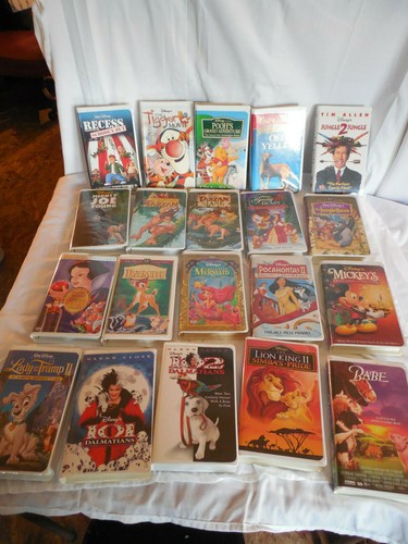 Large lot walt - large, vhs