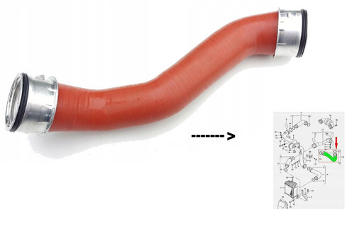 Tubo intercooler turbo per - 1x,