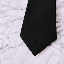 Cravatta in seta con logo