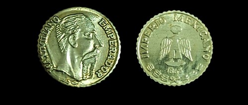 1865 messico miniatura - messico, oro