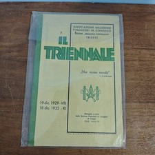 LIBRO IL TRIENNALE 1929 1932