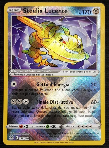 Steelix lucente 124 196 ultra - steelix, 124/196