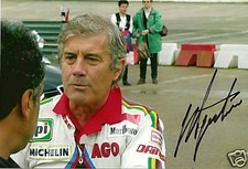 Giacomo Agostini auto firmata Road Racer COA RARO LOOK!