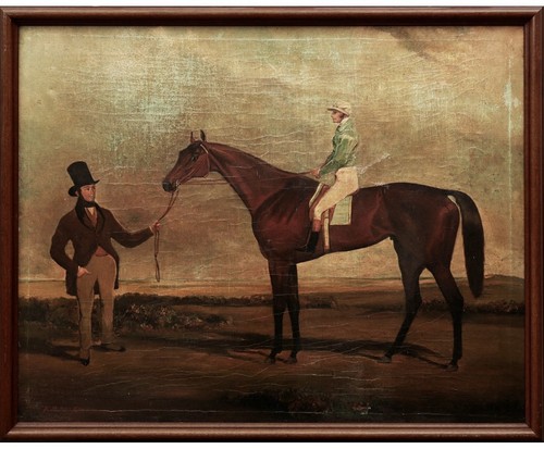 Dipinto olio cavallo da - ad,