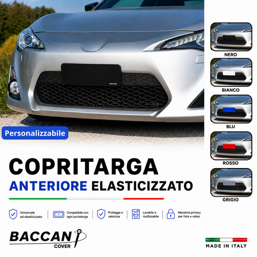 Copritarga auto elasticizzati - copritarga,