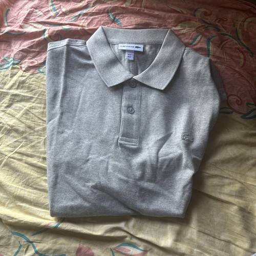 Polo lacoste gris regular fit - polo,